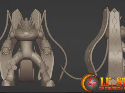 Pokemon Zygarde Complete 3D model
