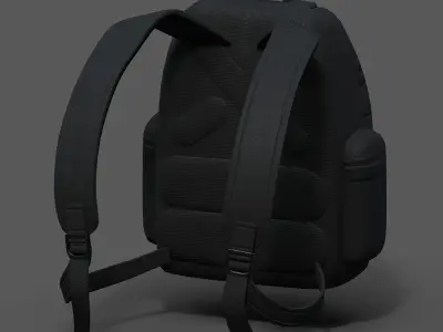 Backpack Camping Generic military combat  Low-poly 3D model