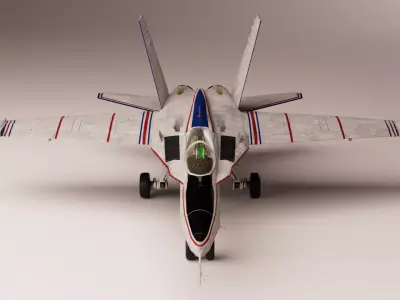 Boeing X-53 Active Aeroelastic Wing - the FLEXY WING Project Low-poly 3D model