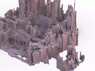 Greek Temple Ancient Expanded 3D model