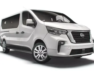 Nissan NV 300 Minibus LWB 2021 3D model