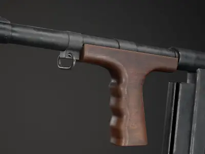 PBR United Defense M42 Low-poly 3D model