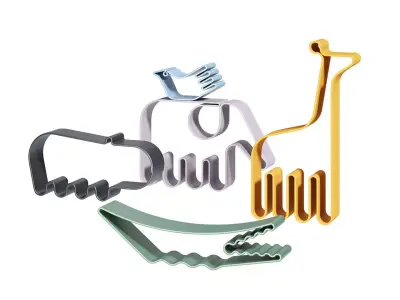 Wildlife Collection Decorations by Bene 3D model