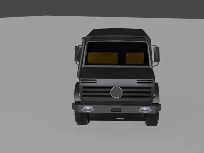 unimog military vehicle 3D model
