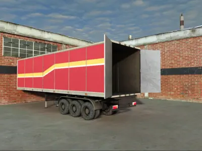 Simple Truck 3D model