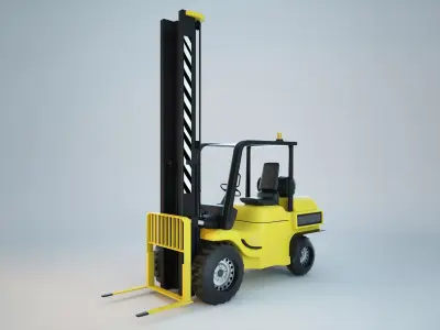Loader Forklift 3D model