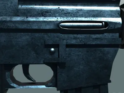 M4A1 Rifle Free low-poly 3D model