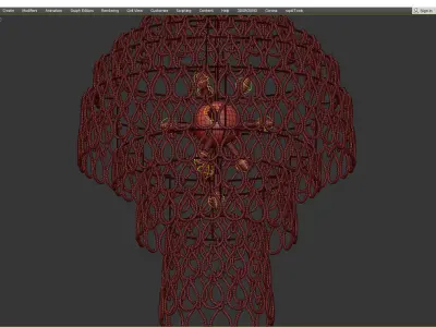 Aidan Gray Jelly Fish Chandelier Low-poly 3D model
