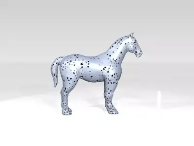 Horse Voronoi 3D model