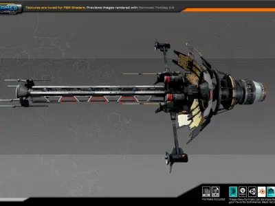 SF SatCom 2K Low-poly 3D model