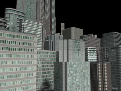 Skyscraper Cityscape2 3D model