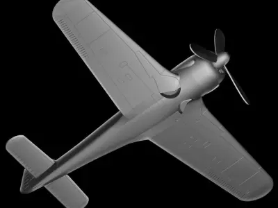 FW190 3D print model