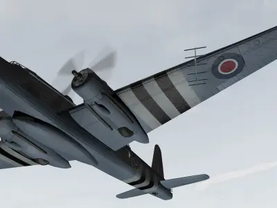 Vickers Warwick ASR-1 3D model