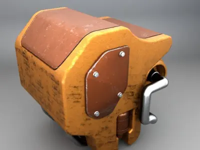 Oxygen Bag Low-poly 3D model