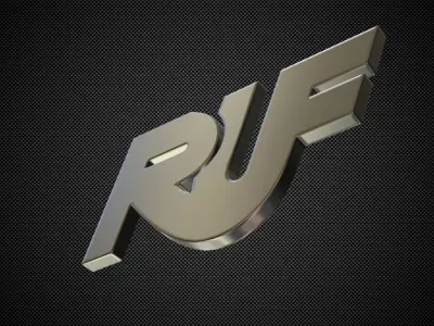 ruf logo 3D model