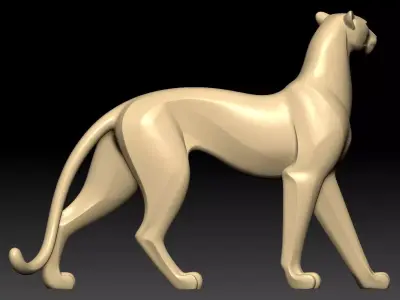 The Leopard 3D model