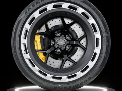 Goodyear Eagle F1 SuperCar 3R 305 30ZR19 98Y SL 3D model