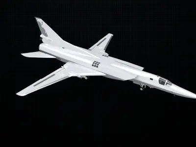 Tupolev TU-22M 3D model