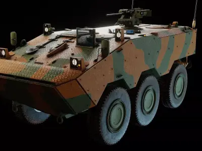 VBTP-MR Guarani Low-poly 3D model