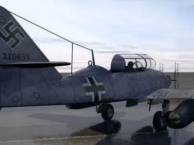 Messerschmitt Me-262B-1a Nachtjager 3D model