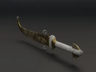 Arabic Dagger 3D model