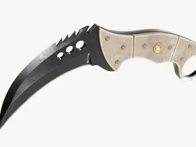 Talon Knifes Set 3D model