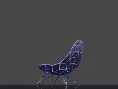 GLOWING CHAIR VERSION 01 Free 3D model