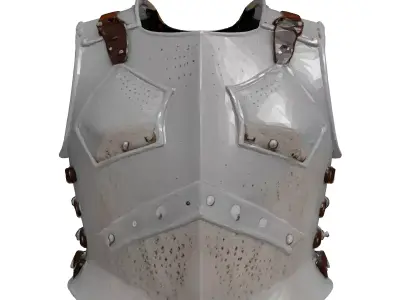 Medieval Knight Chest Armor Cuirass 3D model