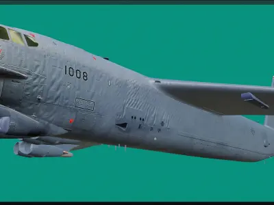 B-52 model Free 3D model