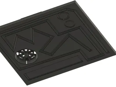 GT 108 Gas Turbine Engine deck 1 35 3D print model