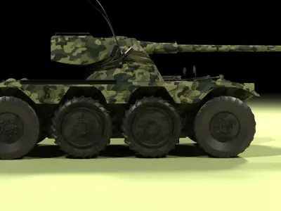 Panhard EBR 90 3D model