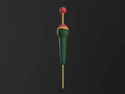 Fishing Float 3D Model Low-poly 3D model