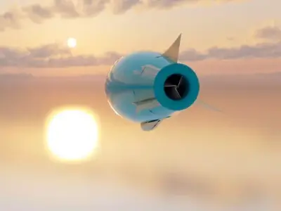 Airship 3D model