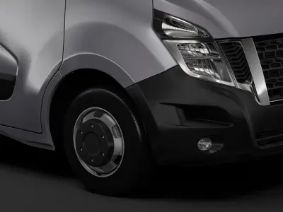 Nissan NV 400 L4H3 Van 2017 3D model