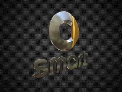 smart logo 3D model