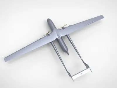 TAI Anka Turkish Drone UAV 3D model