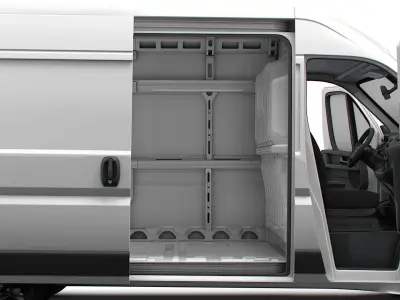 Opel Movano Van L2H2 HQ Interior 2023 3D model