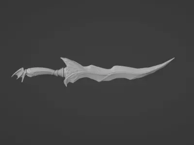 3D model Kris Edge from Lineage2 Game 3D print 3D print model