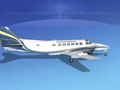 Beechcraft B99 Night Express 3D model