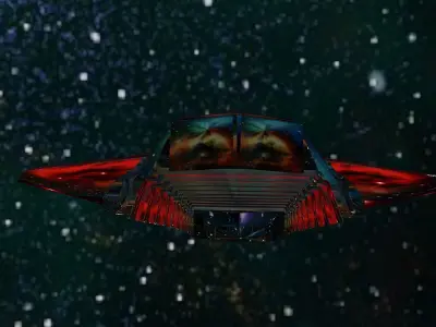 space ship Free 3D model