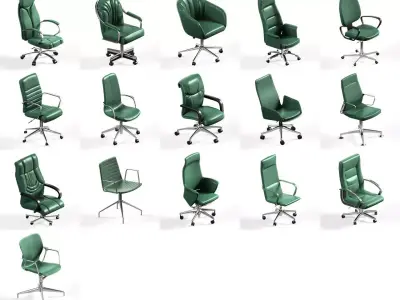 16 office chair pack collection 