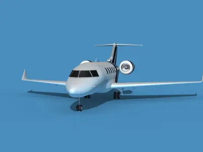 Bombardier CL604 Challenger V09 3D model