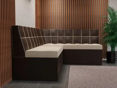 Interior corner for product commercial use - Couch Free 3D model