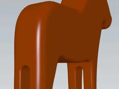 Wonderful Horse Home Decoration  And Toy 3D model