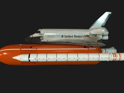 Space Shuttle Atlantis Free 3D model