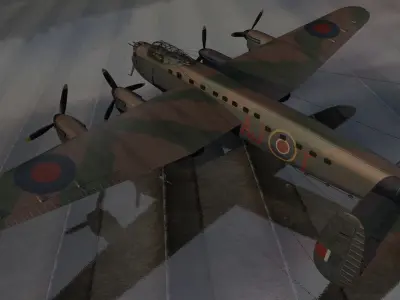 Avro Lancester B Mk-3 Special - Dambuster 3D model