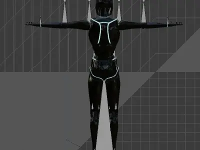 Sci Fi Woman Free 3D model