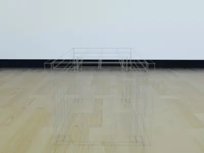Box pbr model wooden table 3D model