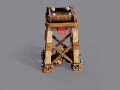 Watch tower 3D model