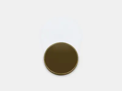 BEGAVNING Glass dome with base 1 3D model